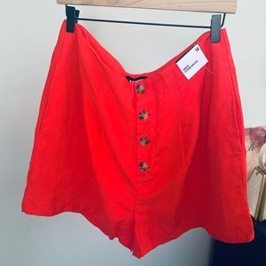 Express Extreme High Rise Shortie shorts